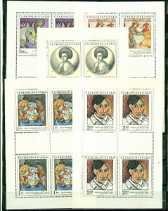 ЧССР, 1972, Живопись (VII), Пикассо, 5 листов